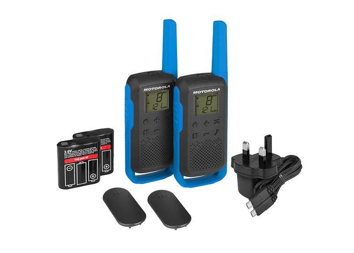 Motorola T62 Talkabout Blue Twin Pack