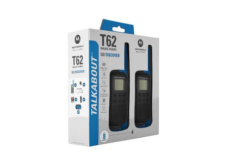 Load image into Gallery viewer, Motorola T62 Talkabout Blue Twin Pack
